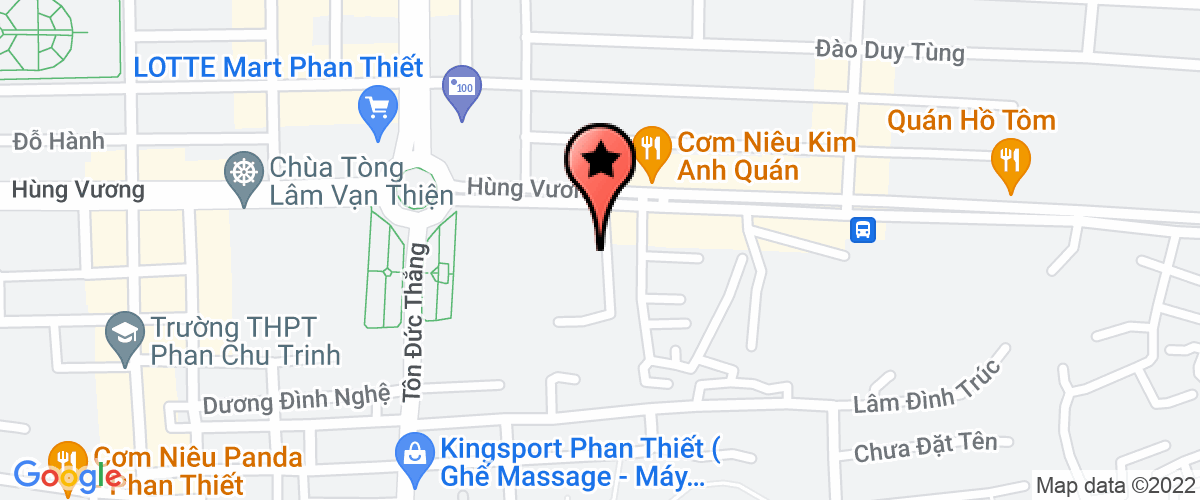 Map go to Nhat Hoang Binh Thuan Company Limited