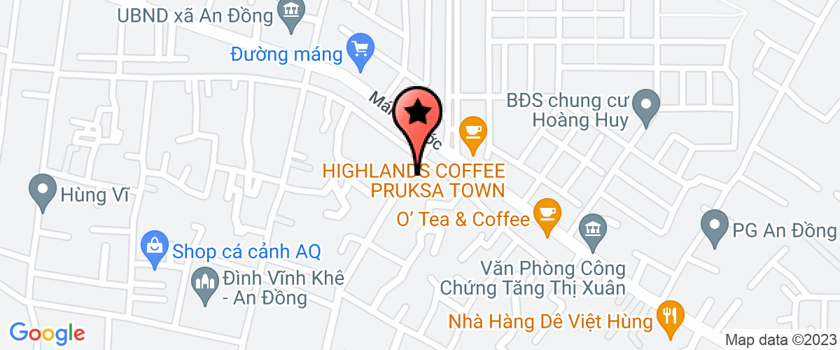 Map go to xay dung thuong mai va Dv tong hop Minh Hung Truong Company Limited