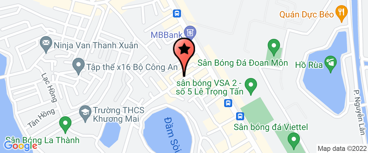 Map go to Xcel Ha Noi Joint Stock Company