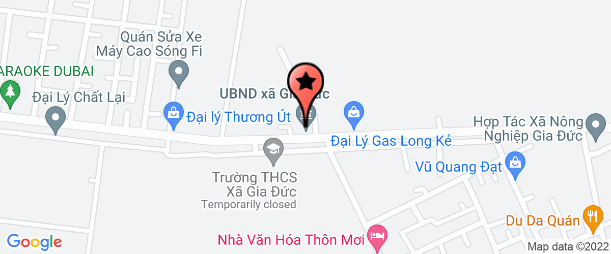 Map go to san xuat nong nghiep Bach Dang Gia Duc Co-operative