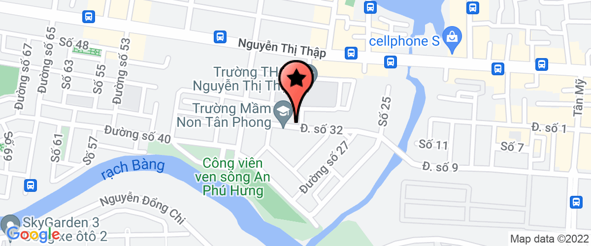 Map go to Nong Thi Vuon Xanh Viet Company Limited
