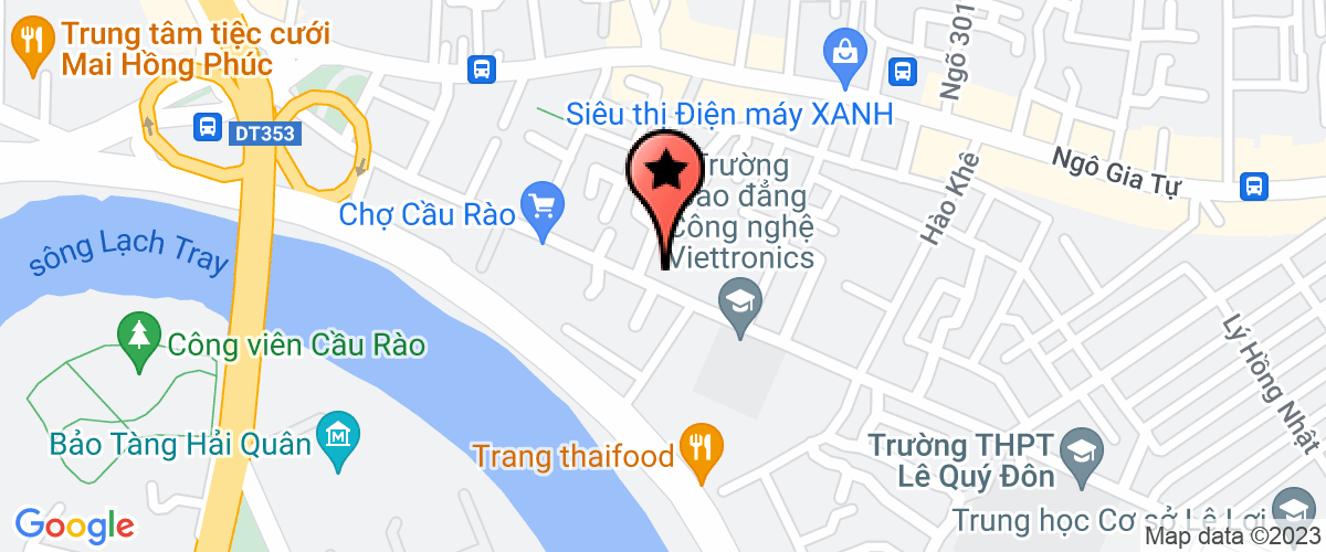 Map go to Quang Huy Informatic Telecommunications Company Limited