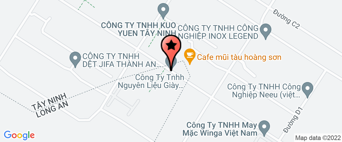 Bản đồ đến Công Ty TNHH Nguyên Liệu Giày Pinxiang Việt Nam