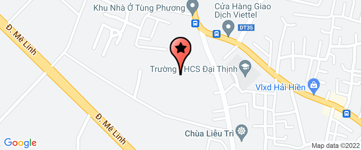 Map go to Ngoc Bich Land Trading Development And Investment Joint Stock Company