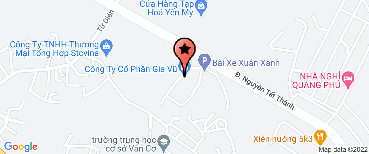 Map go to Rau Qua Sach Binh An Joint Stock Company
