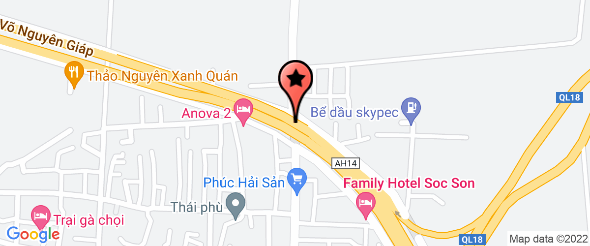 Bản đồ đến Công Ty TNHH Hương Giang Vpbox Việt Nam