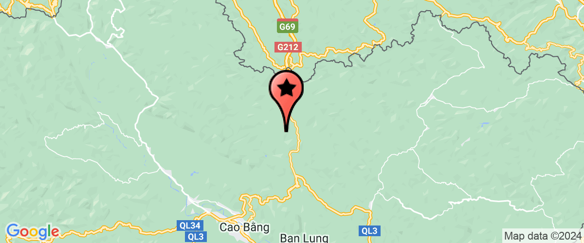 Map go to Benh vien da khoa Tra Linh District