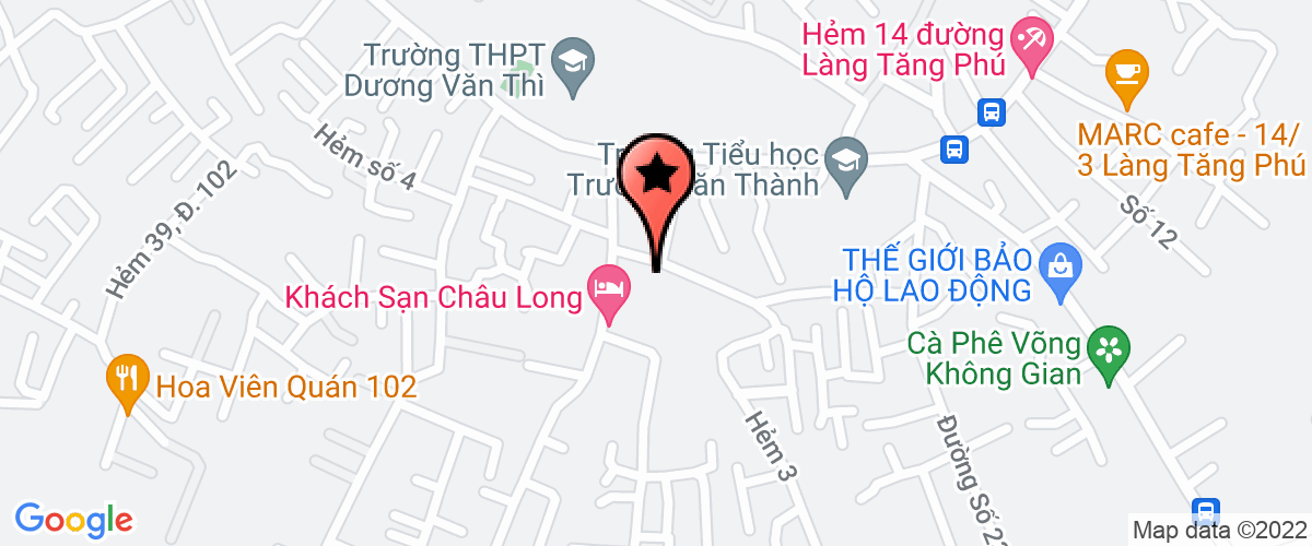 Map go to Green VietNam Environmental Company Limited