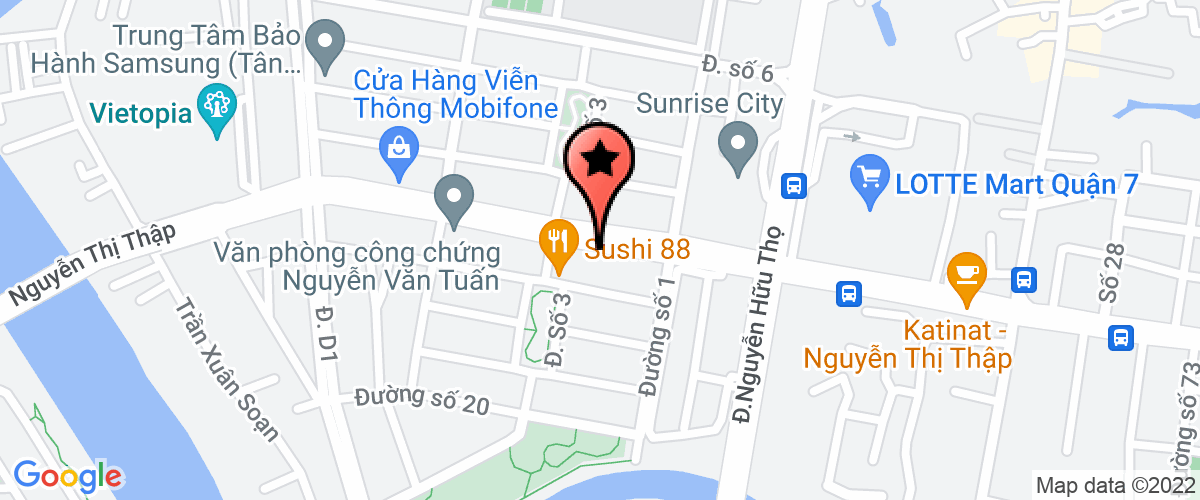 Bản đồ đến Công Ty TNHH Quốc Tế Việt - Sing