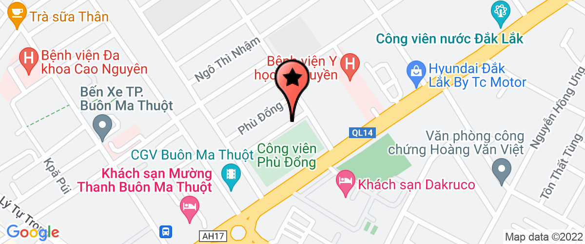 Map go to Khang An Ban Me Company Limited