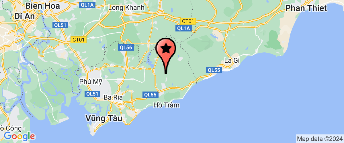 Map go to Lam San Chau Duy Chuong Production Trading Company Limited