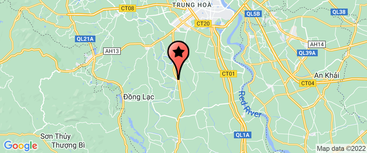 Map go to Trang An Construction Development Investment Company Limited