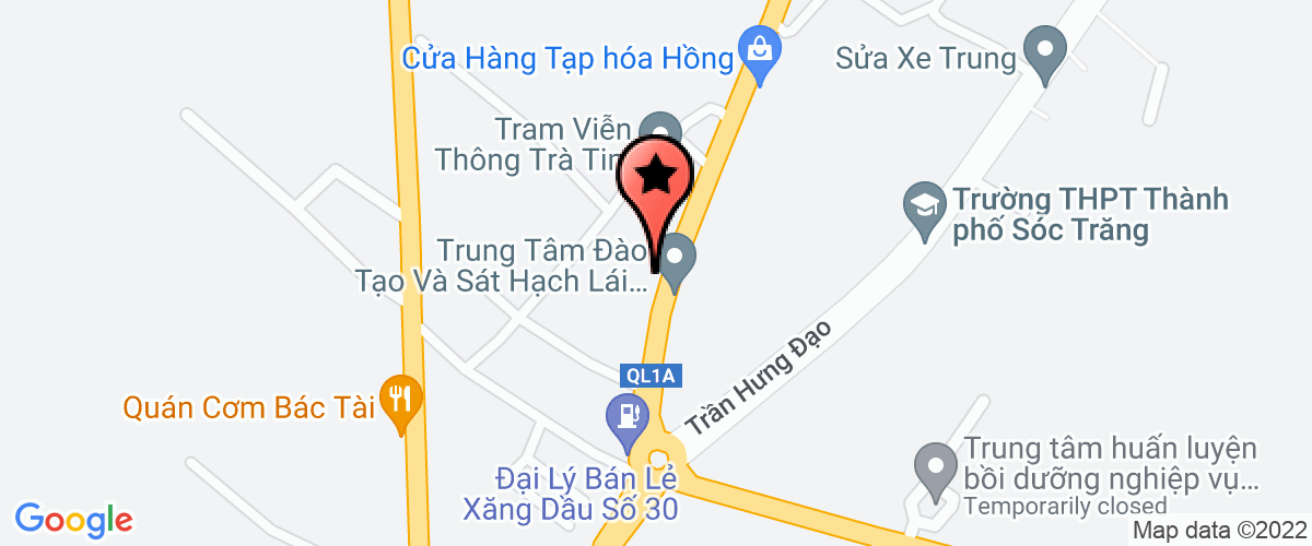 Map go to Inox Thanh Tam Mechanical Private Enterprise