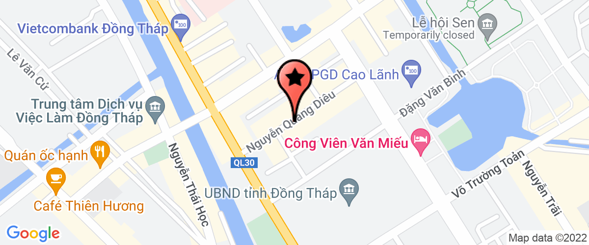 Map go to Tv-Tk Thanh Dat Company Limited