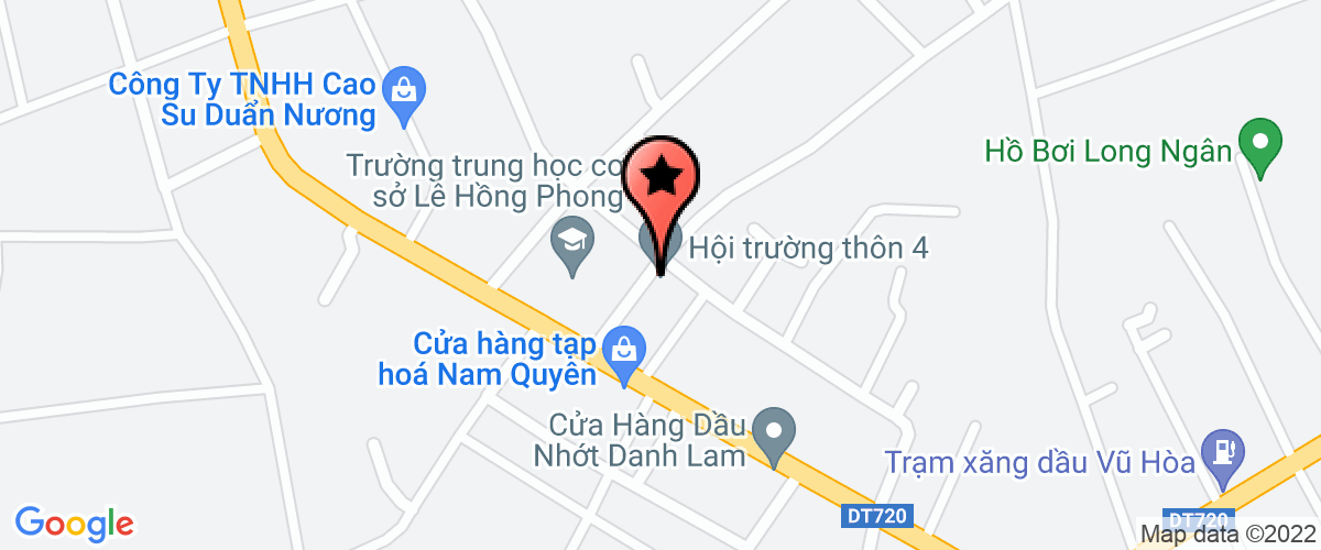 Map go to Ton Van Thong Factory