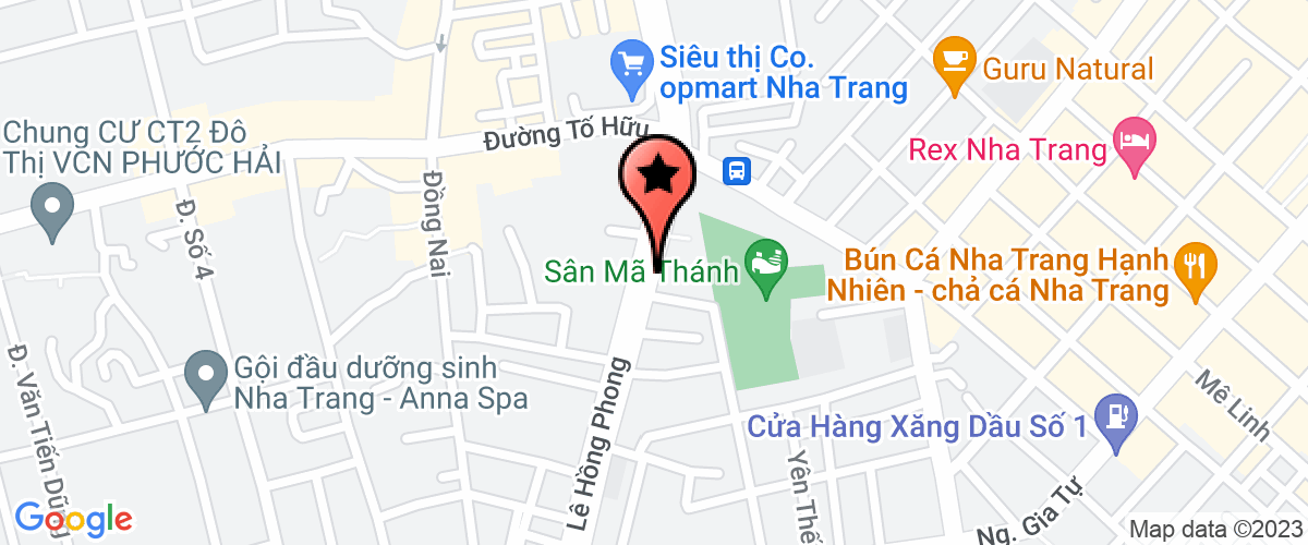 Map go to Thuong mai va Thang may Nha Trang Company Limited