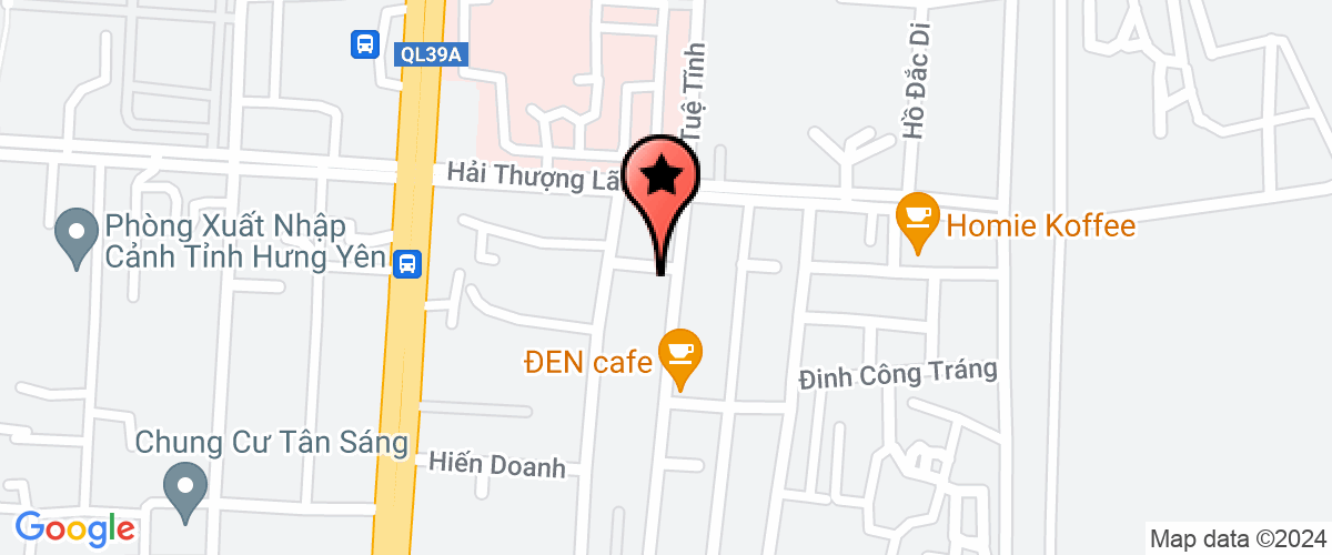 Map go to Tien Thien An Company Limited