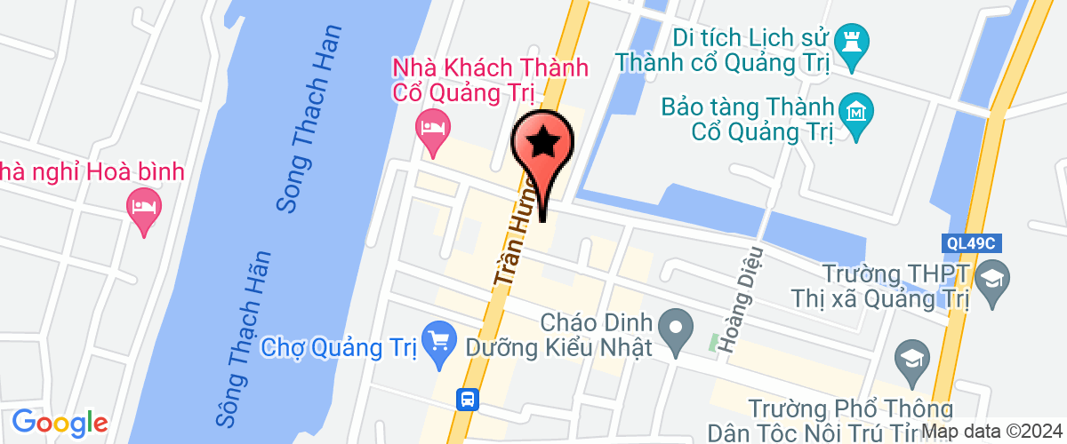 Map go to BQL  Cai Tao  Xu Ly Nuoc Thai Thi Xa Quang tri And Drainage System And Construction Project