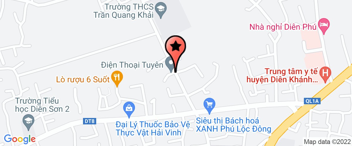 Map go to Bich Binh Private Enterprise