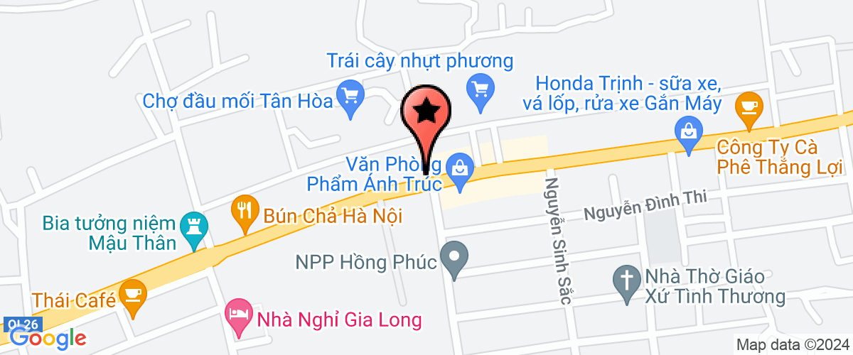 Map go to Lan Thuan Ban Me Company Limited