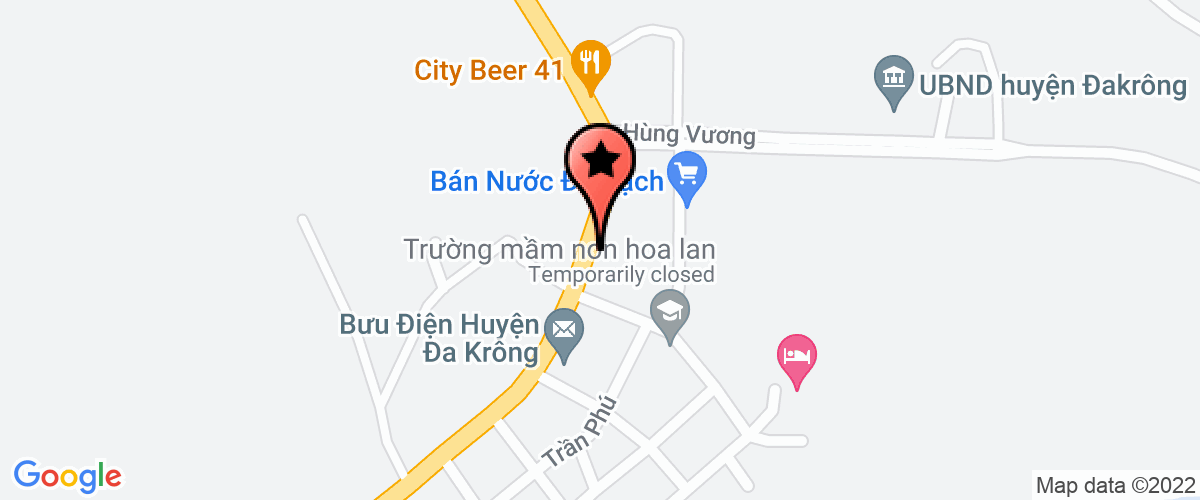 Map go to Ky thuat Tong hop Huong nghiep Dakrong District Center
