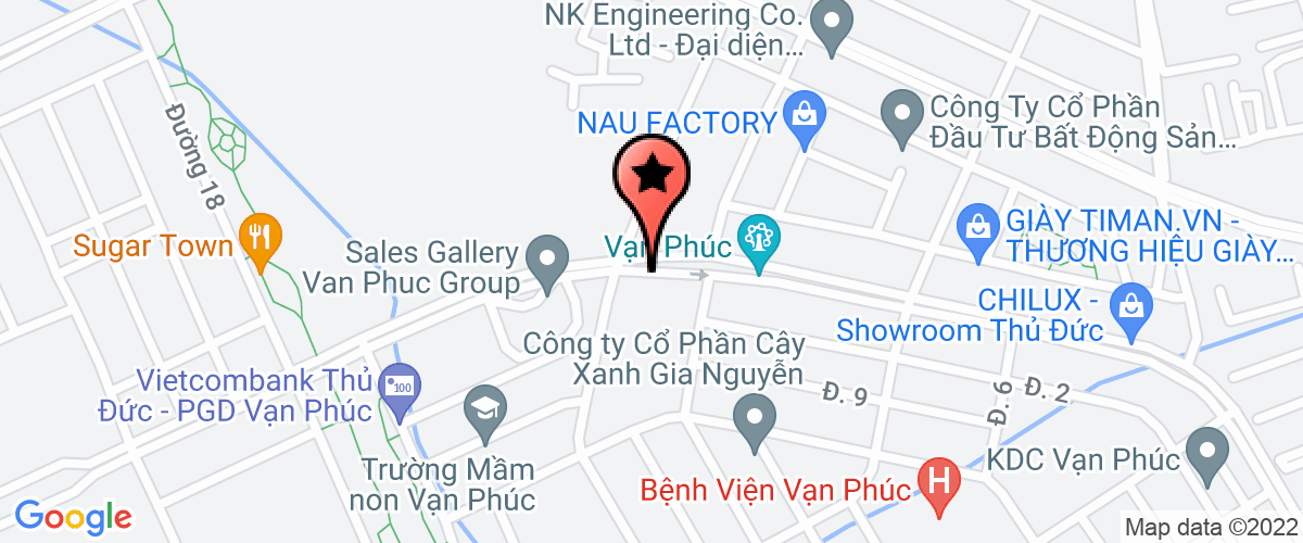 Map go to Van Hung Dien Investment Corporation