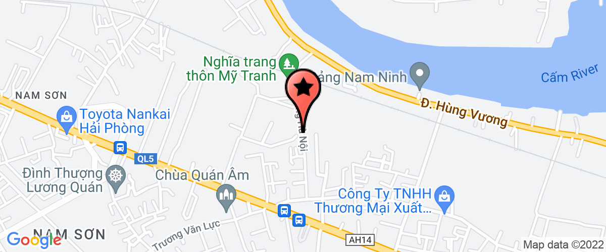Map go to Branch of  Dau Khi Thien Minh in Hai Phong And Trading Company Limited