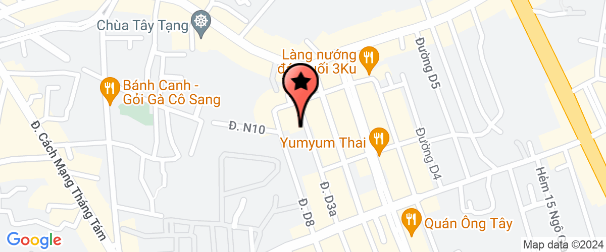 Map go to Binh Duong Assets Management and Liquidation Partnership