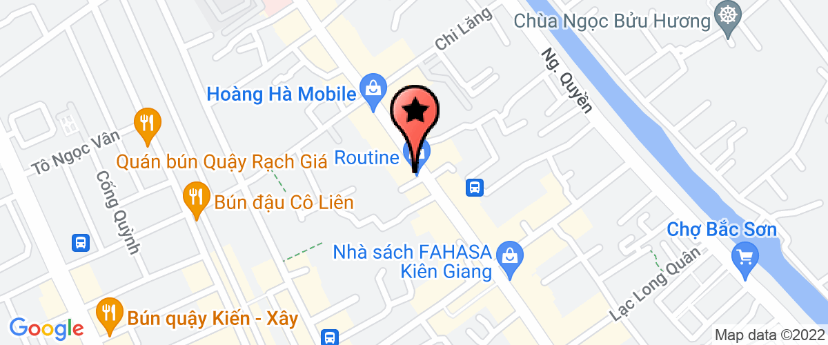 Map go to Dai Truyen Thanh TP.Rach Gia