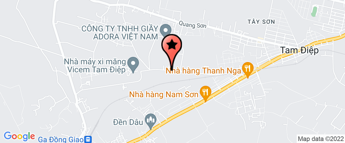 Map go to Tam Diep Cement Packing Joint Stock Company