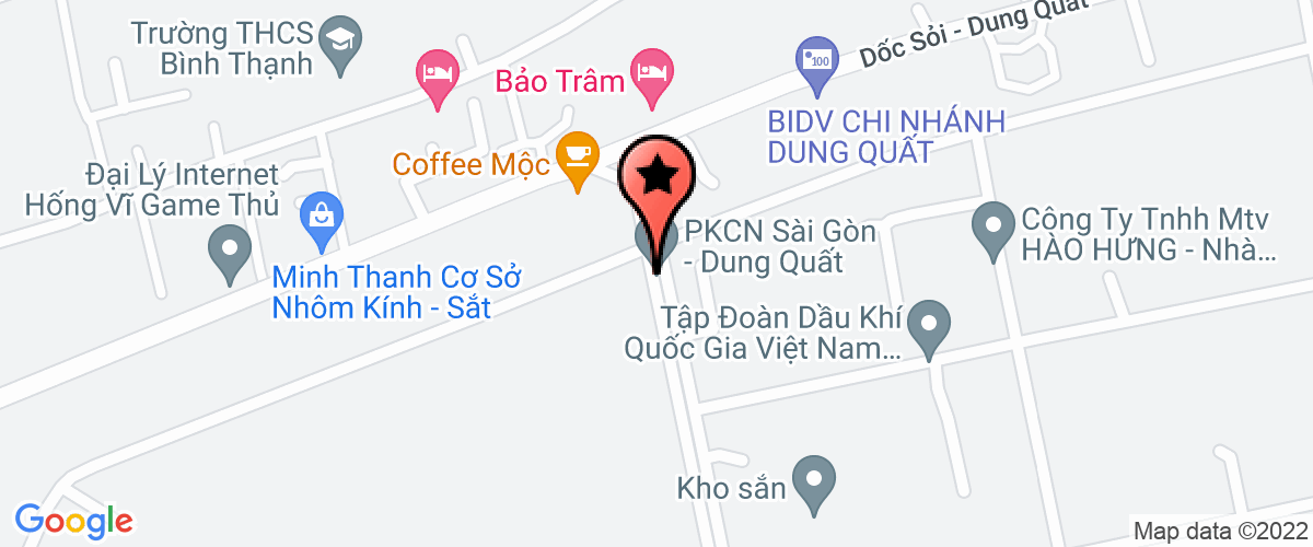 Map go to Hung Van Joint Stock Company