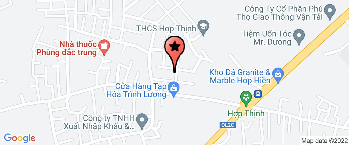 Map go to MT cong nghe cao Huong Ngoc Company Limited