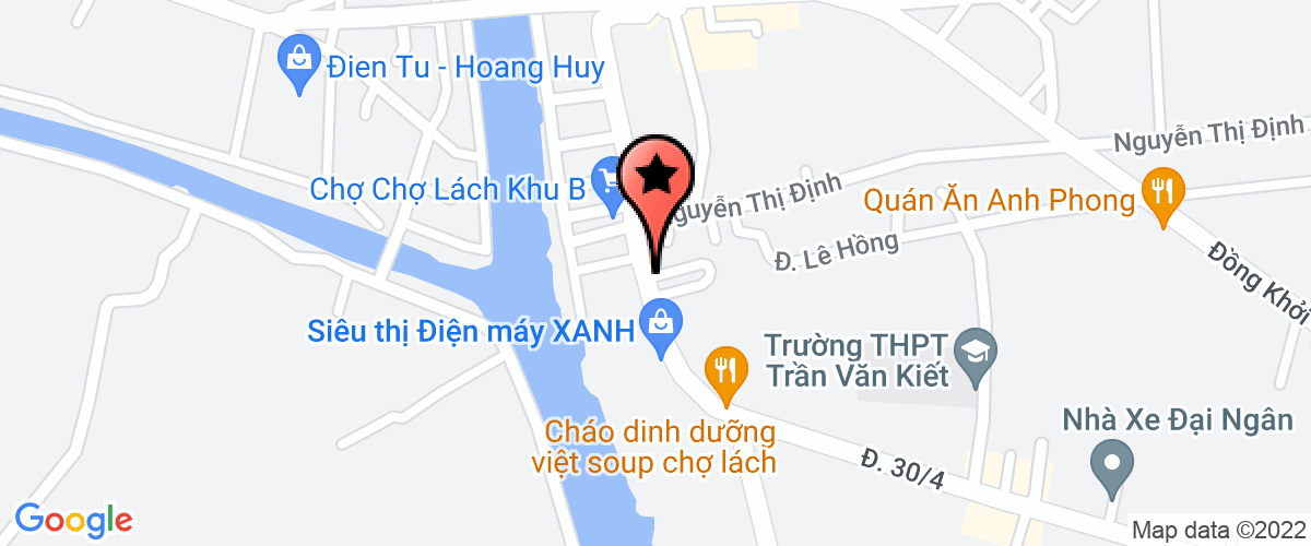 Map go to Phong Kinh te va Ha tang  Lach Market District