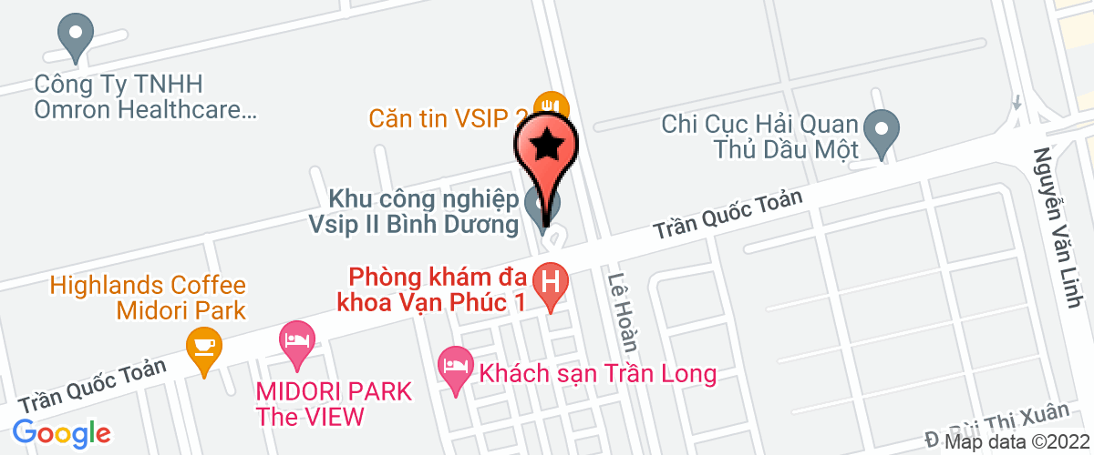 Map go to Bac Dan SST VietNam (nop ho NTNN) Company Limited
