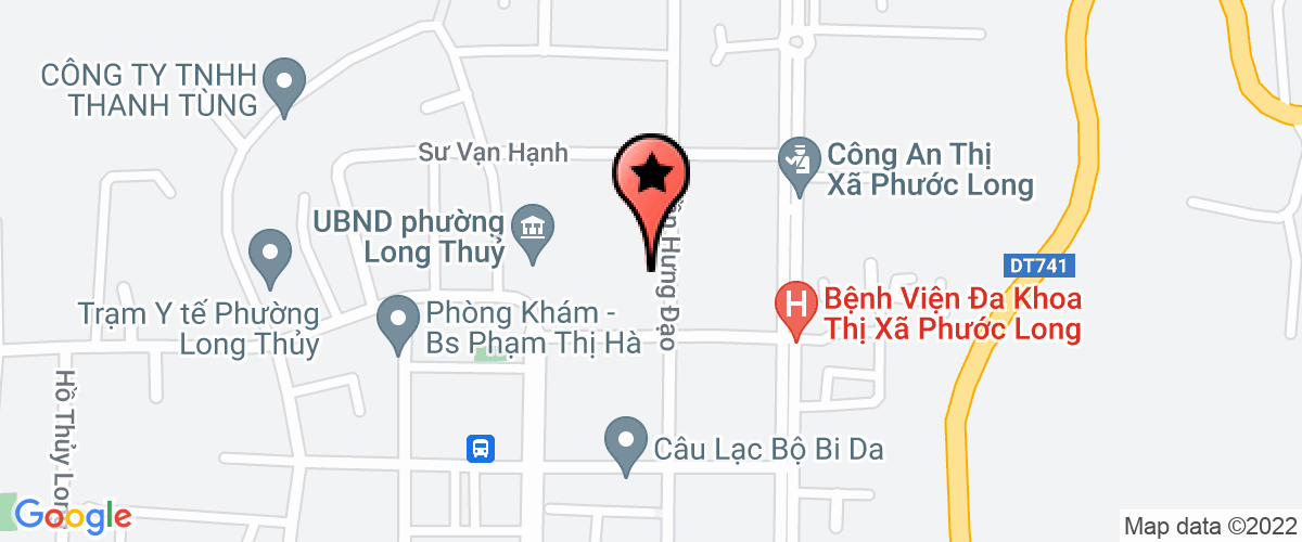 Map go to Hoi Nguoi Mu Thi Xa Phuoc Long