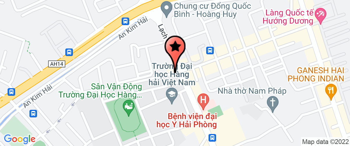 Map go to ngoai ngu - tin hoc Viet My Center