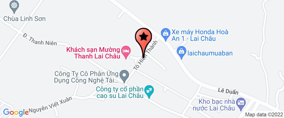 Map go to Minh Duc Lai Chau Company Limited