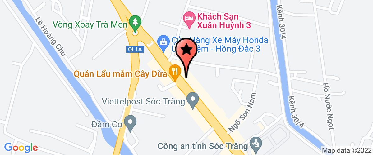 Map go to kiem nghiem Center