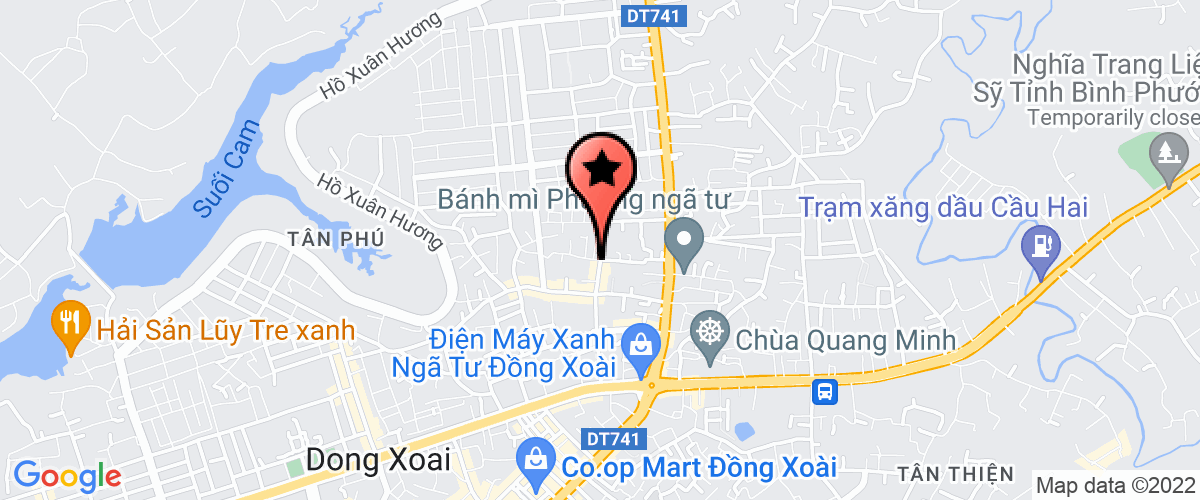 Map go to Sai Gon Binh Phuoc Travel Service Company Limited