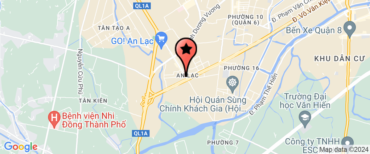 Map go to Day  ong Nuoc Pha Co Leather And Electrical Production Joint Stock Company