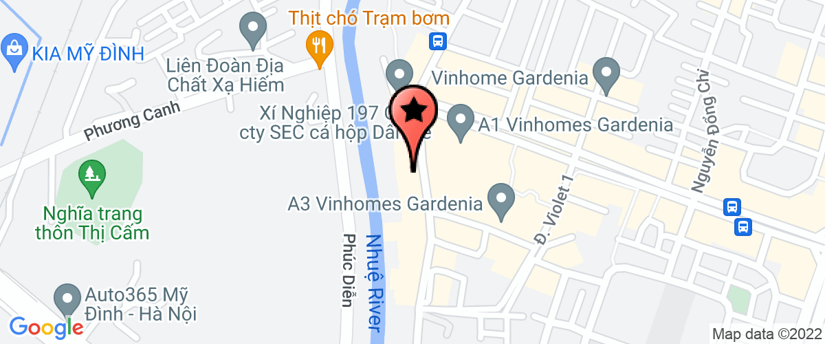 Map go to Ha Thanh Electrical Mechanical Supplies Joint Stock Company