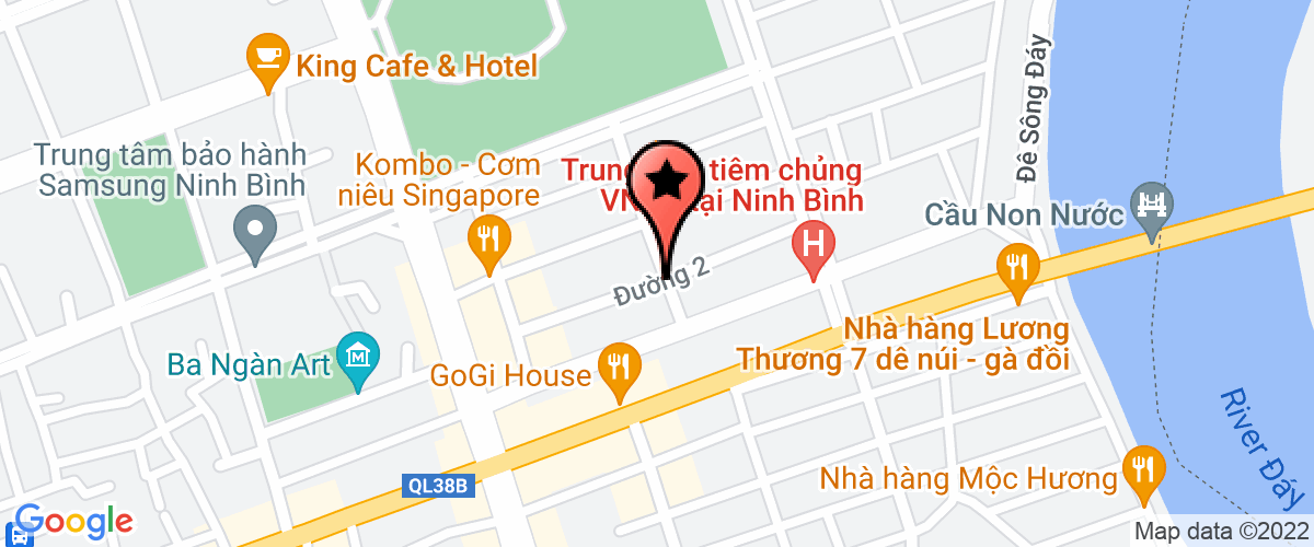 Bản đồ đến Công Ty TNHH Đá Mỹ Nghệ Quang Huy Ninh Bình