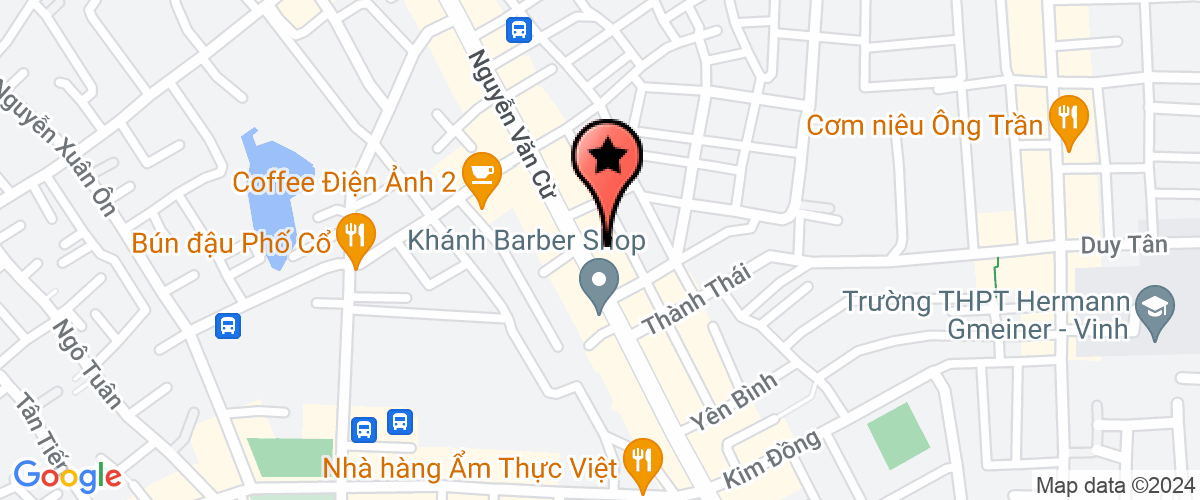 Map go to Chi nhanh Nghe An - cong ty co phan hang khong Jetstar Pacific Airlines
