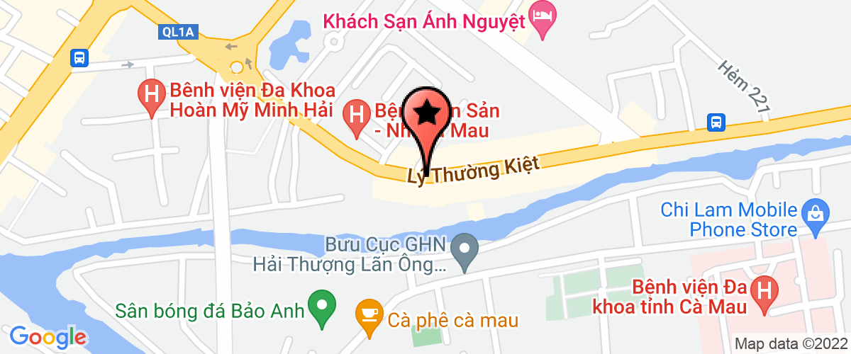 Map go to Ba Tien Private Enterprise