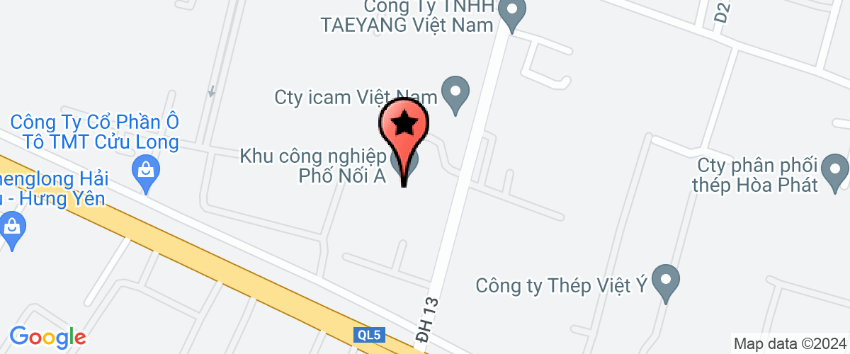 Map go to dien tu CANON Viet nam ( Nop thay nha thau) Company Limited