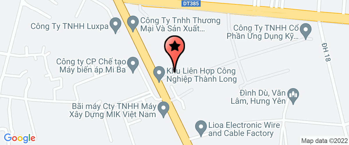 Map go to Duc Thanh Hung Yen Trading And Production Company Limited