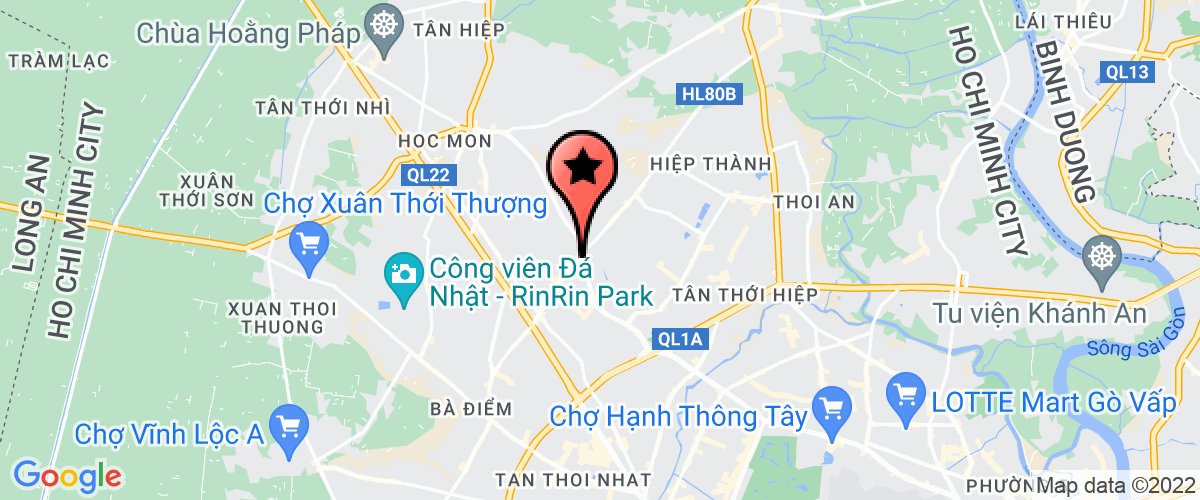 Map go to CA Sau Phuong Nam Company Limited