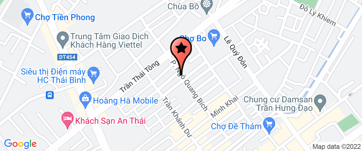Map go to Le Tien Thanh Construction And Investment Company Limited