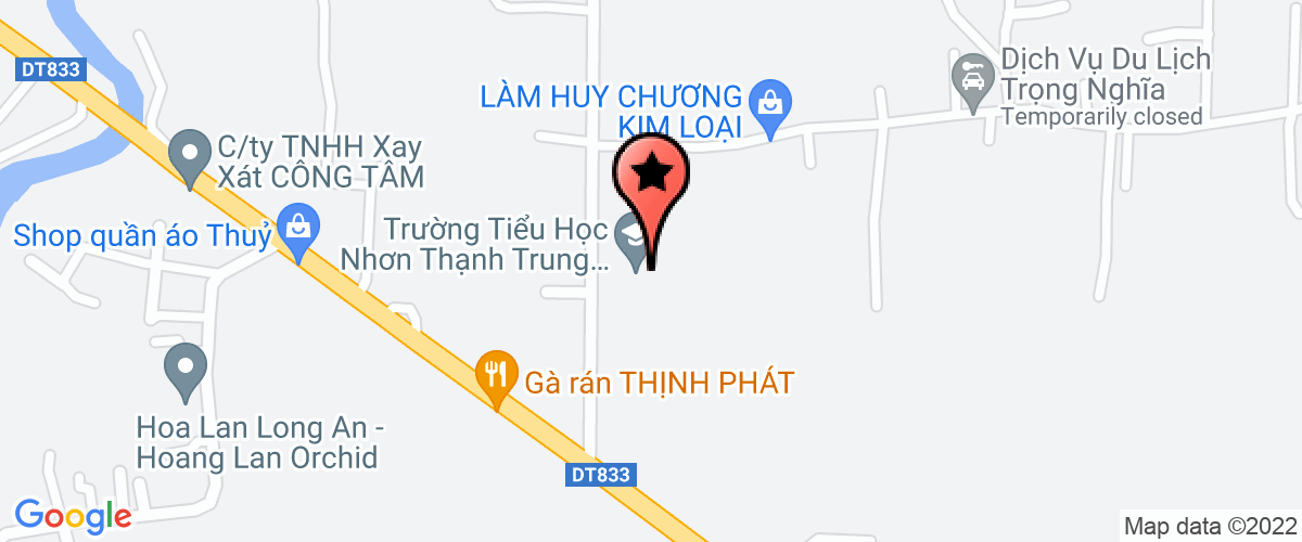 Map go to Nhon Thanh Trung Elementary School