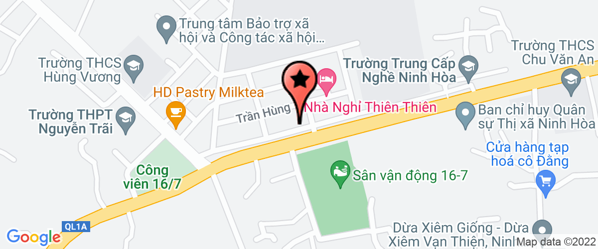 Bản đồ đến Công Ty TNHH Sản Xuất Xây Dựng Tâm Việt